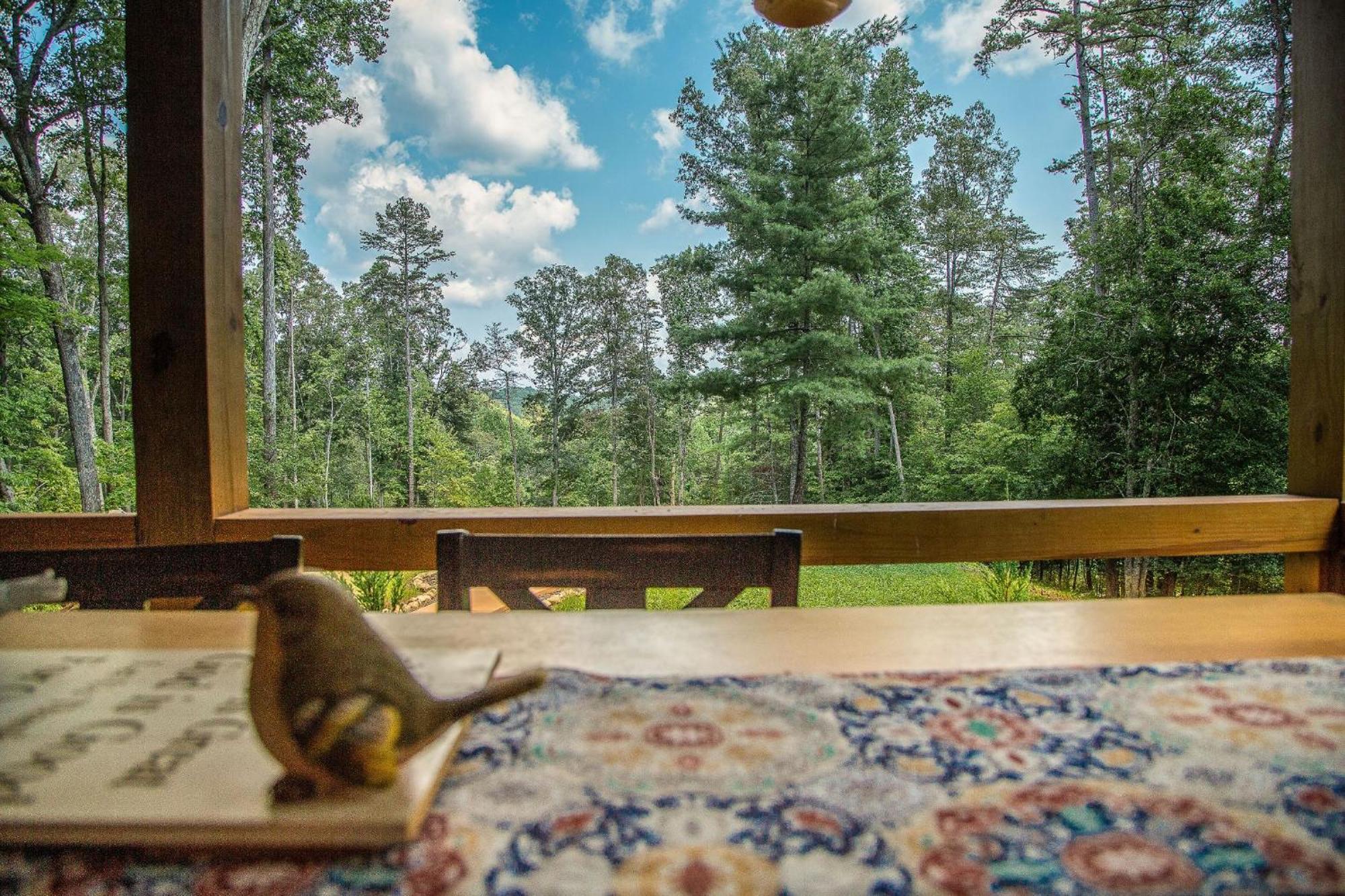 Adore The Smores Rustic Mountain Charm Outdoor Spaces And A Cozy Hot Tub بلو ريدج المظهر الخارجي الصورة